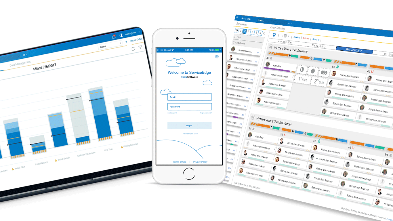 ClickSoftware field-service design work